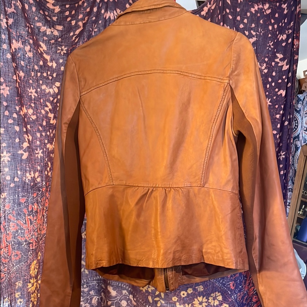 Hinge Tan Leather Jacket - image 4